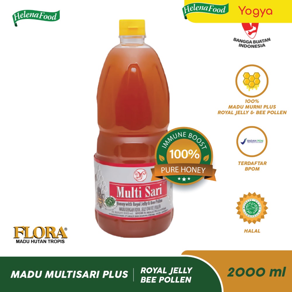 

Madu Ternak Asli Royal Jelly Multisari Plus 2000ml