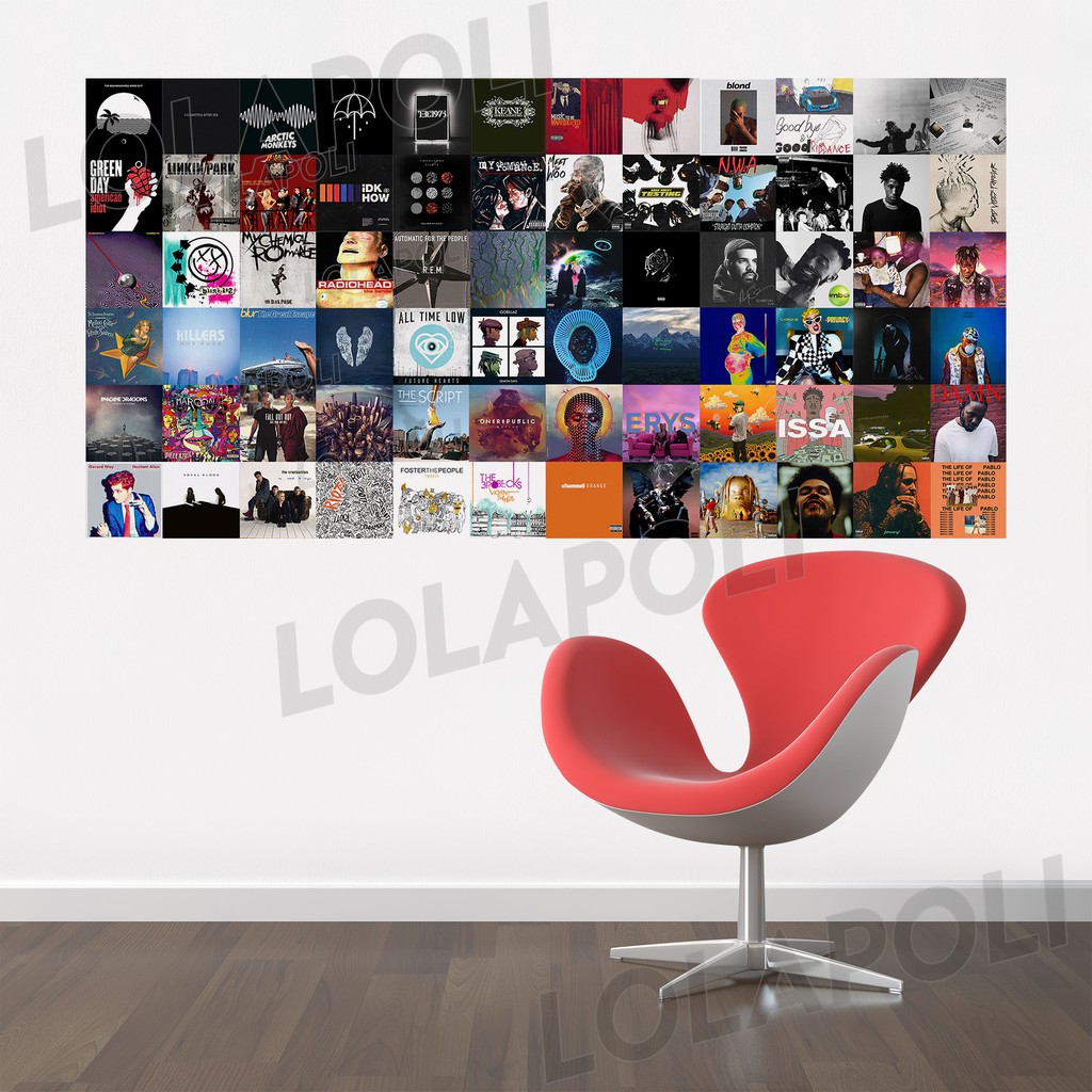 Poster Cover Album Aesthetic 24pcs