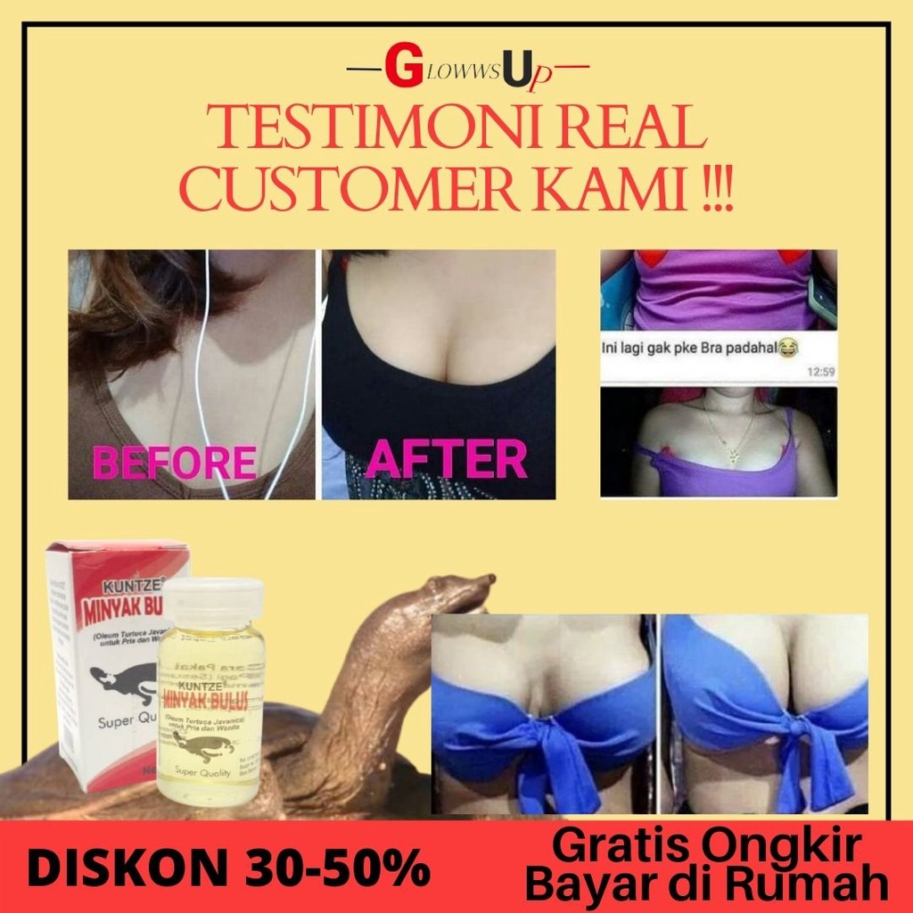 KUNTZE MINYAK BULUS PEMBESAR PAYUDARA MINYAK BULUS PUTIH HERBAL ORIGINAL 100%