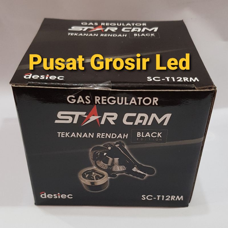 Regulator Gas Starcam SC T 12 RM + Amper