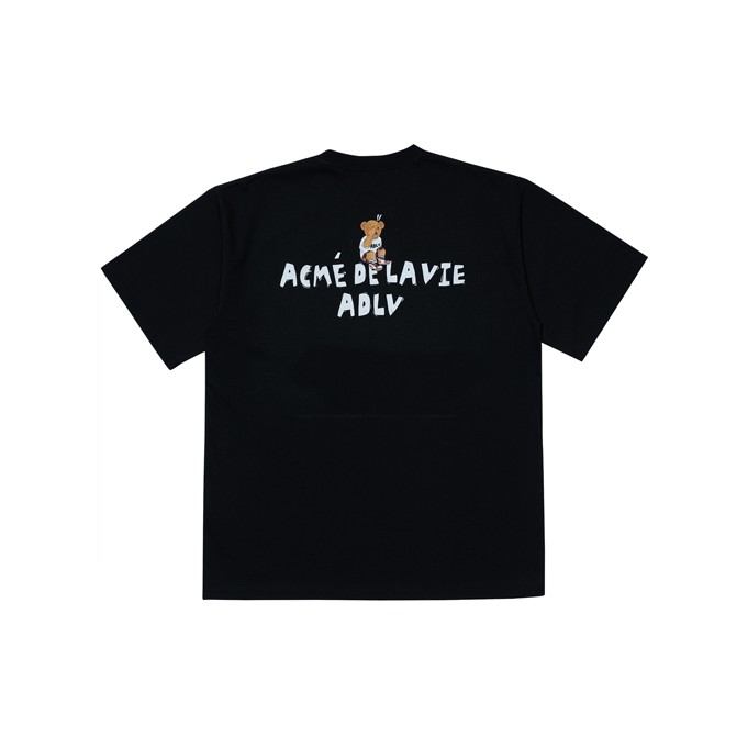 ADLV Check Pants Bear Tee Black - Black 100% Authentic