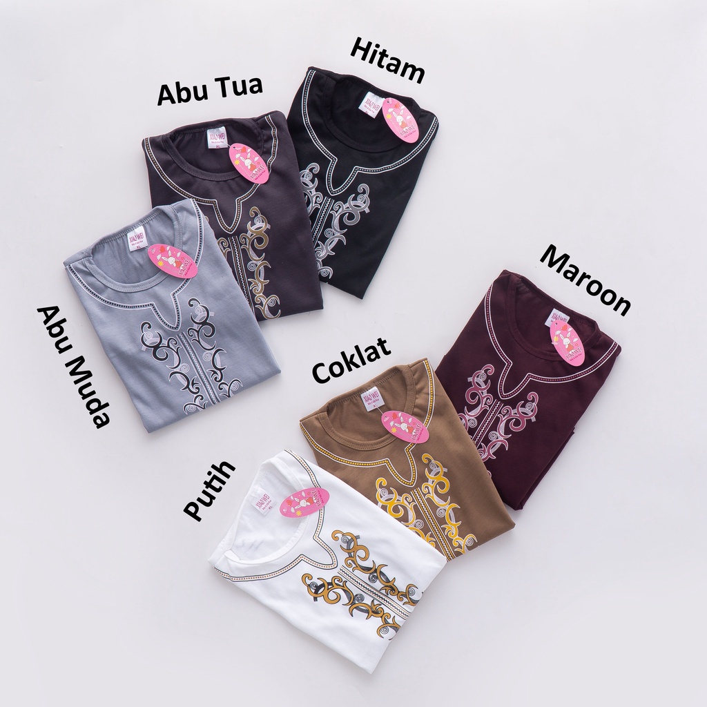 Setelan Baju Koko Anak Model 3/ Baju Anak Muslim/ Fashion Muslim Anak Laki-Laki 0 - 5 Tahun