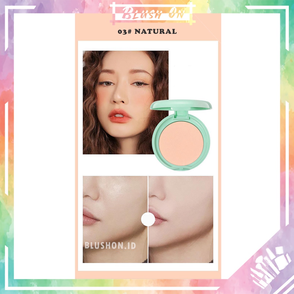 Lameila Bedak Padat Naked Make Up Powder Pressed Powder 5046