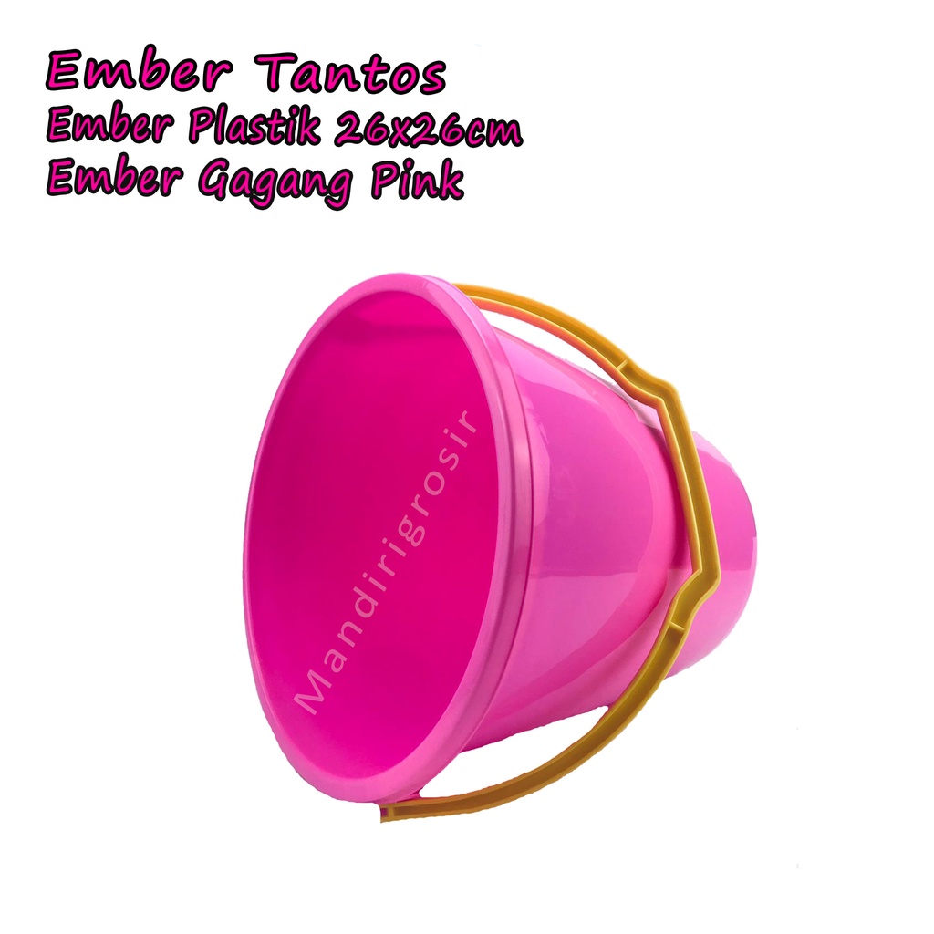 Ember Plastik 26x26*Ember Tantos*Ember Gagang*5360 Pink