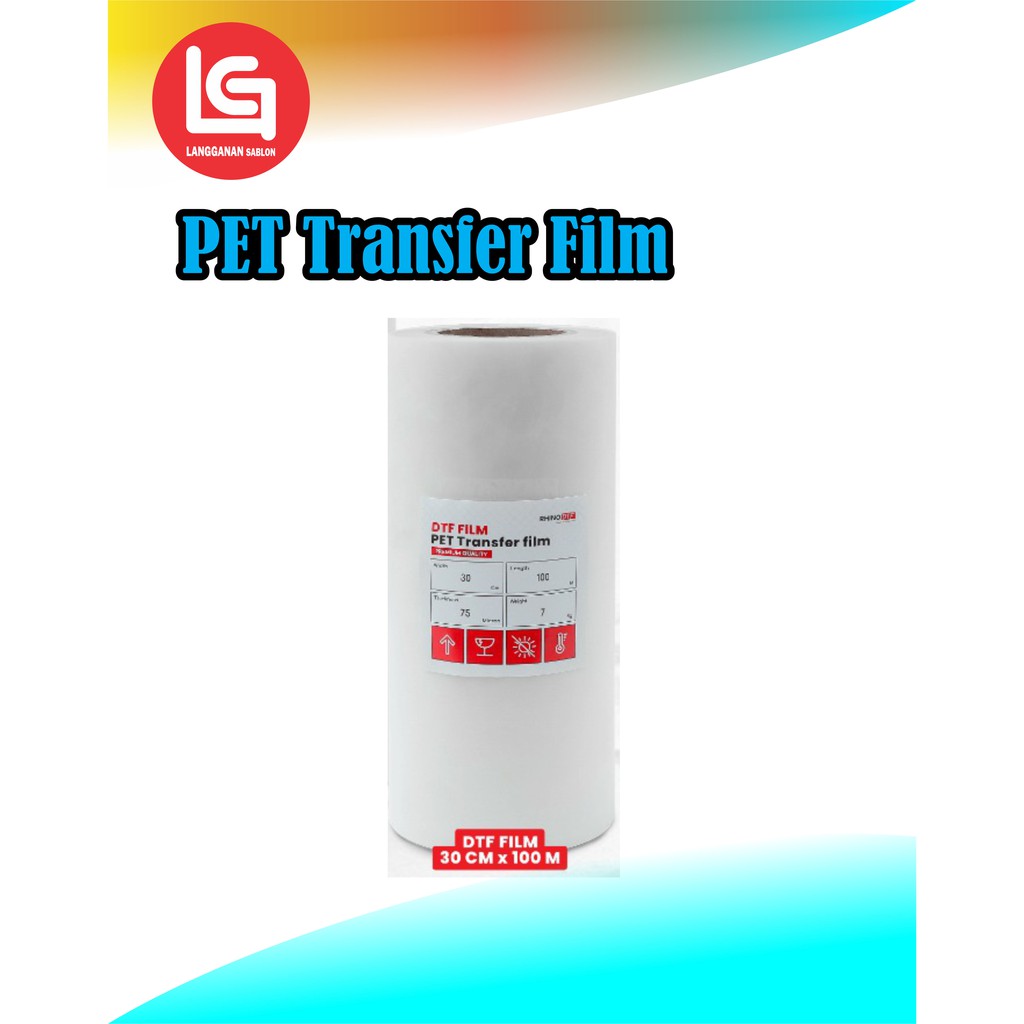 

PET Film DTF Rhino ukuran 33 cm x 100 m