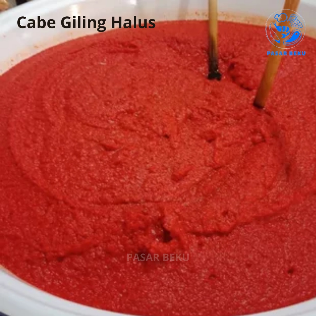 

Cabe Merah Giling Halus Sambalado Gulai Padang Pasar Beku Padang