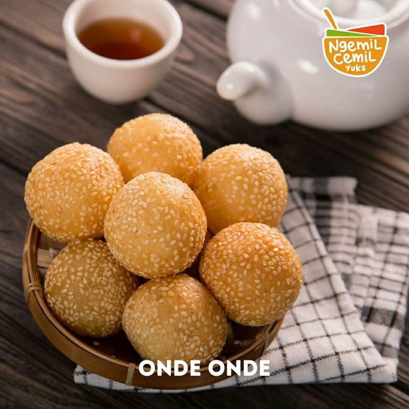 

Onde onde bite size isi kacang hijau isi 12 pcs