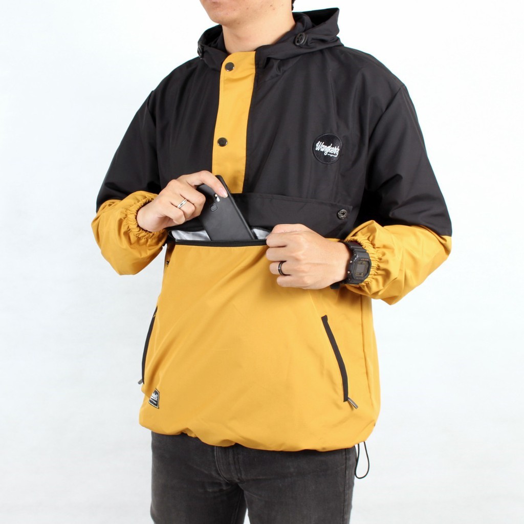 [BAYAR DI TEMPAT / COD] JAKET CAGOULE PRIA / JAKET CAGOULE WARNA KOMBINASI ORIGINAL WANGKERS