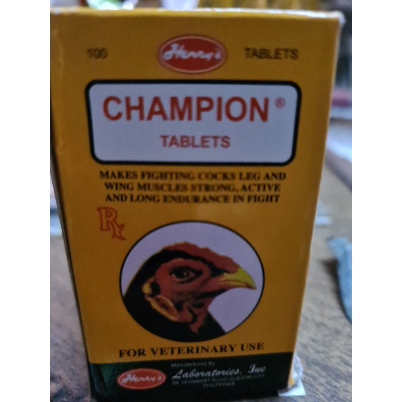 champion 100tab vitamin doping ayam multi tenaga ayam