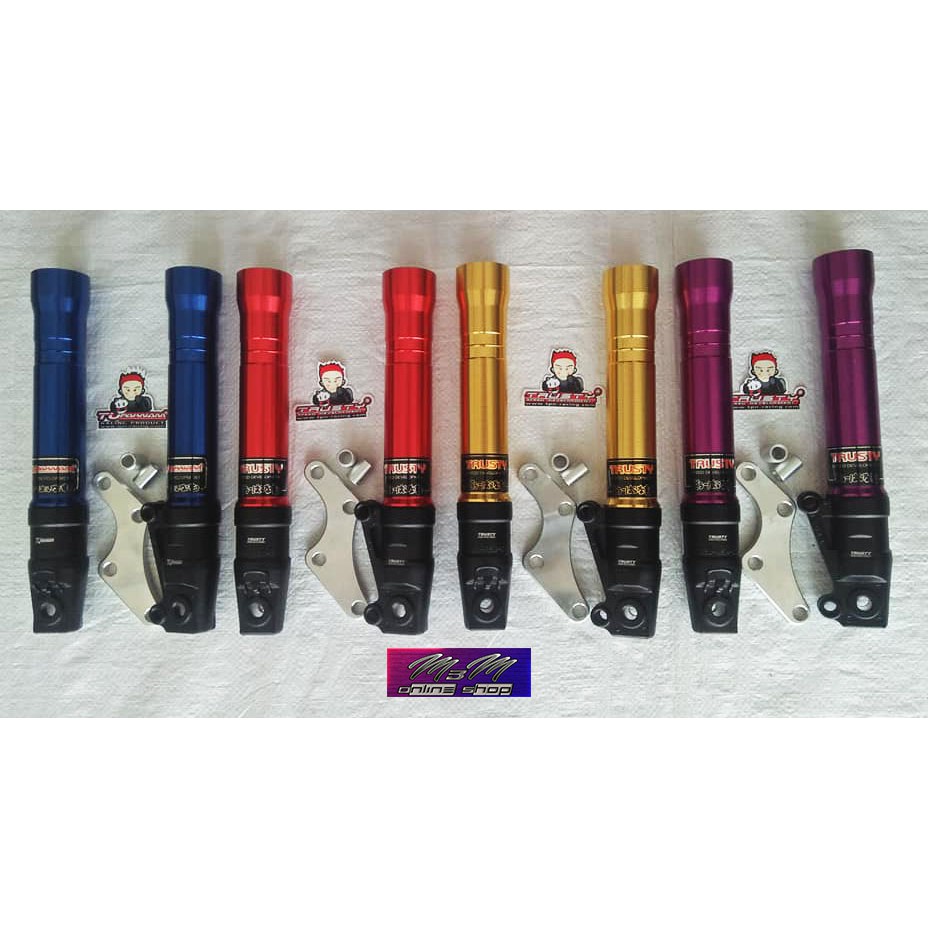 TRUSTY Tabung Shock Depan Kaki Black Nouvo