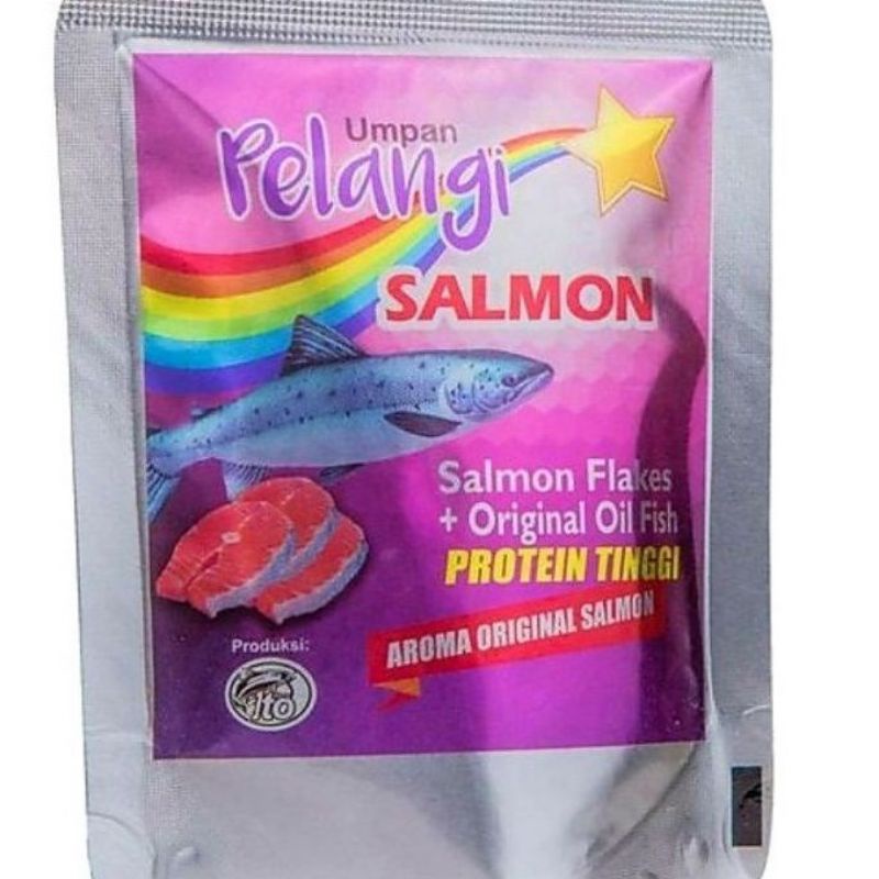 Umpan pelangi Salmon