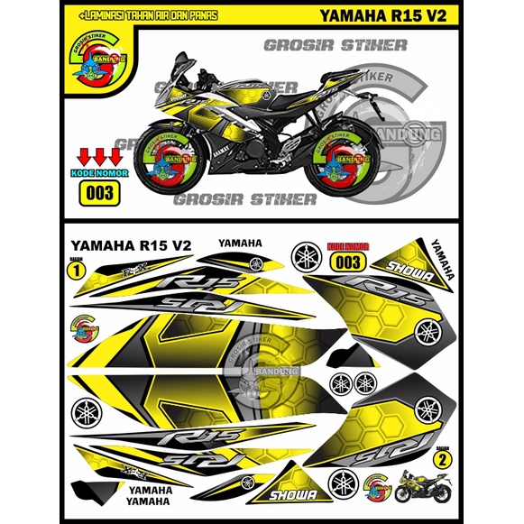 STRIPING VARIASI YAMAHA R15 V2