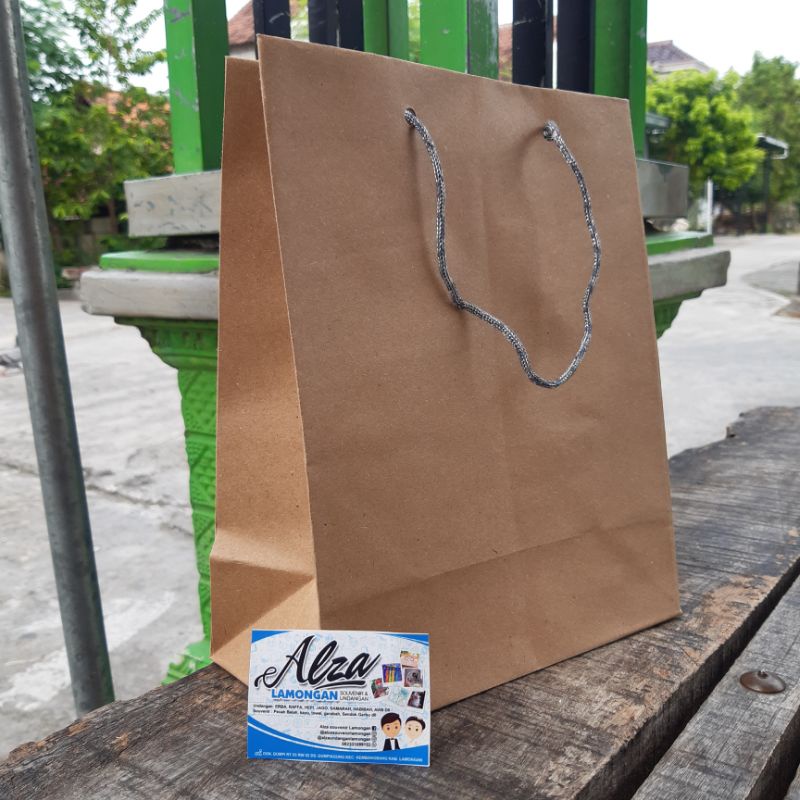 

ALZA PAPPERBAG CRAFT COKLAT ECER