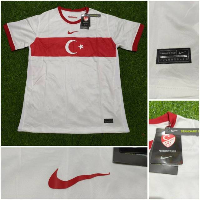 JERSEY BOLA TURKI AWAY OFFICIAL EURO 2020/2021 GRADE ORI