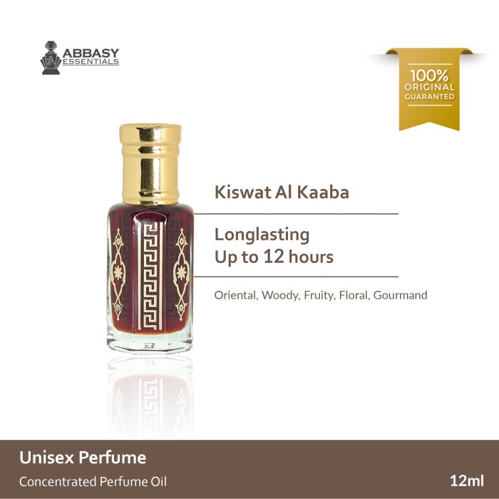 12ml Kiswat Al Ka'bah Parfume Oil Minyak Wangi Arab Parfum Kiswah Asli