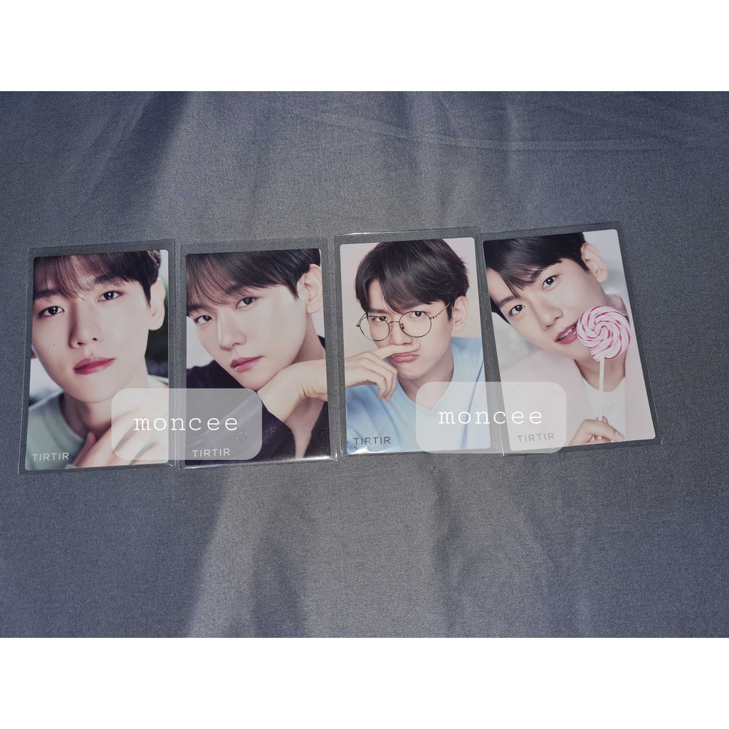 BAEKHYUN PHOTOCARD TIRTIR LIPTINT