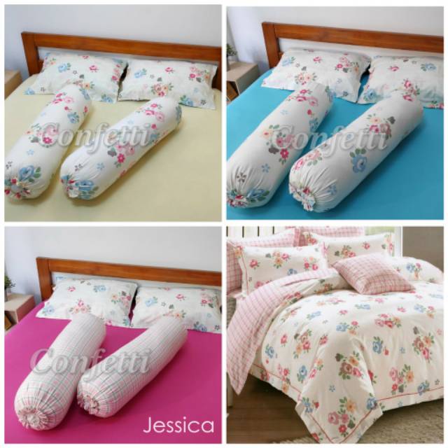 Sprei kaos anti geser anti kusut CONFETTI  Size  200