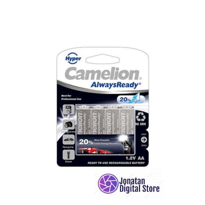 Baterai Cas Camelion Always Ready AA 2000mAh Rechargeable Battery