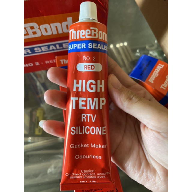 Threebond high temp no 2 red 75 gram THREEBOND HIGH TEMP RTV SILICONE Super Sealer no 2 75gr