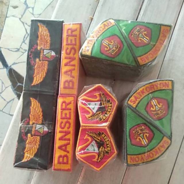 Badge Banser/satkorcab 100 biji full bordir