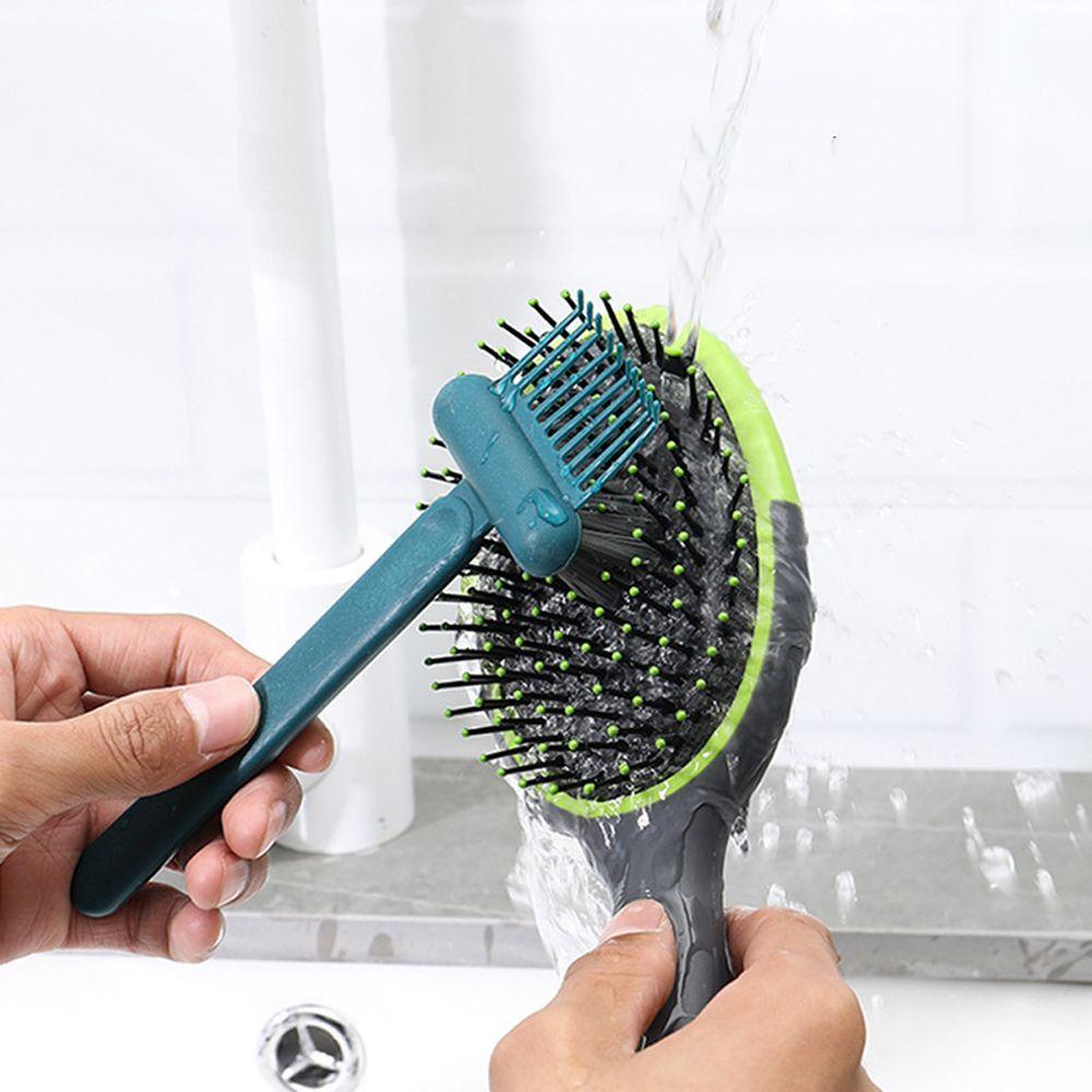 NEEDWAY Sikat Rambut Alat Pembersih Perawatan Rambut Sisir Detangling Plastik Alat Tanam Styling Aksesoris Home Comb Cleaner Tool