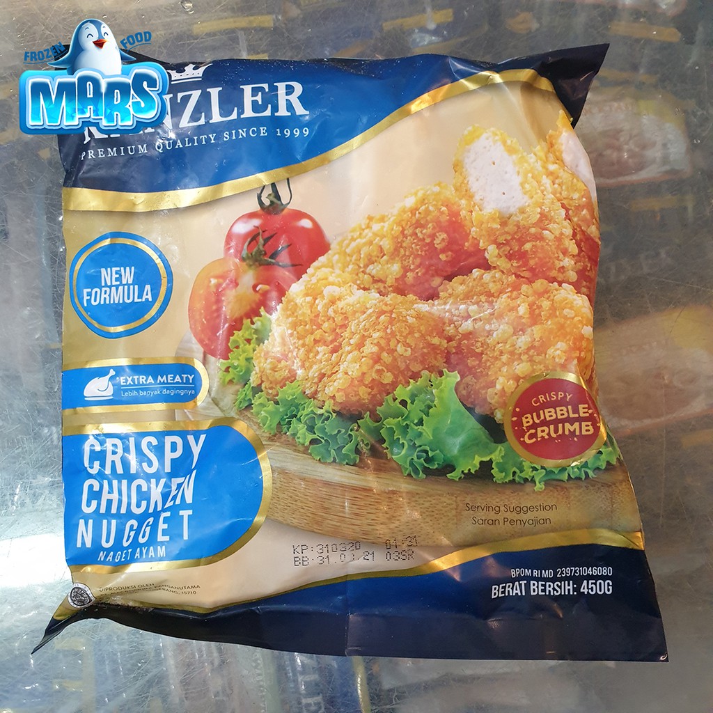 

KANZLER CHICKEN NUGGET CRISPY 450GR