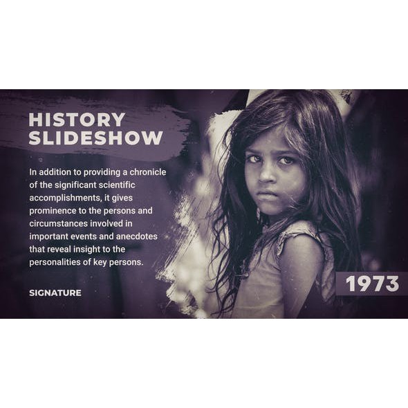 Videohive History Slideshow – Premiere Pro Templates