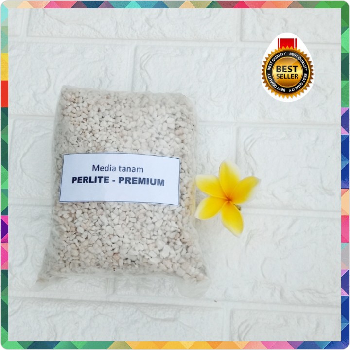 Perlite Premium 1 Liter Media Tanam Hidroponik Kaktus Dll Densiti Rendah Perlit 1 L Natural