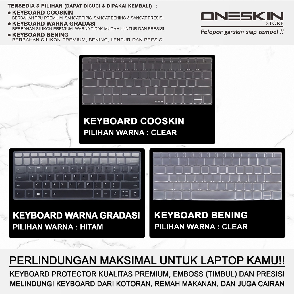 Garskin Sticker Laptop Pelindung Keyboard Screen Protector Lenovo Legion 5 5i-15 15ARH05 15ARH05H