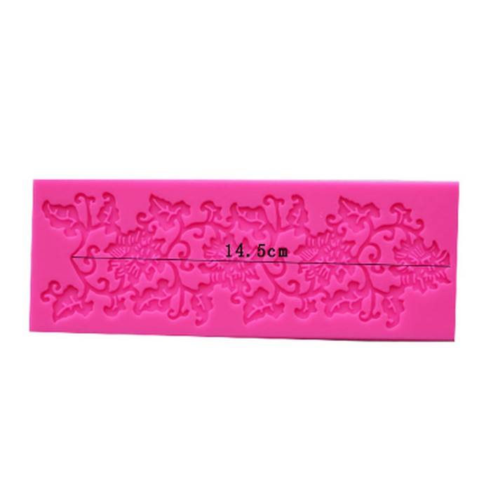 3D Silicone Mold Fondant Cake Decoration - Grape Leaf Lace Pattern