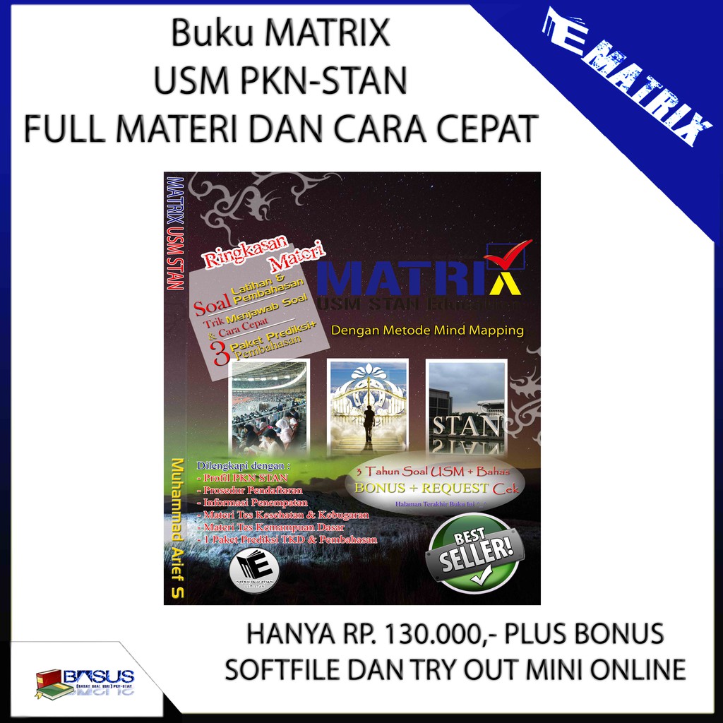 Matrix Buku Usm Pkn Stan Buku Usm Pkn Stan Bonus Softfile Materi Dan Cara Cepat Usm Pkn Stan Shopee Indonesia