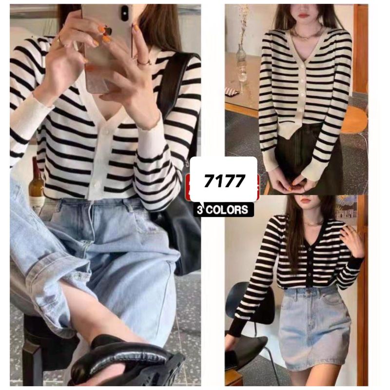 atasan rajut import 7177