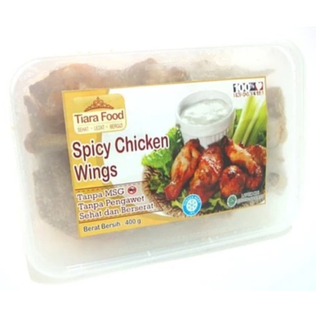 

Tiara Food Spicy Chicken Wings Non MSG