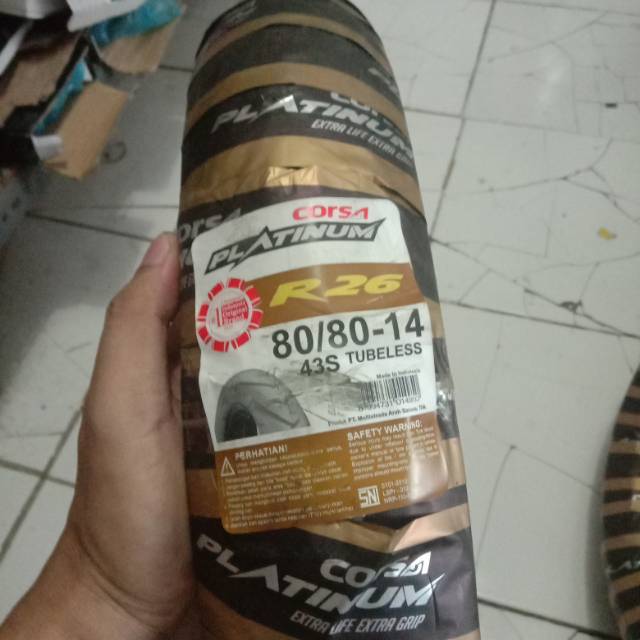 Corsa platinum R26 80/80-14