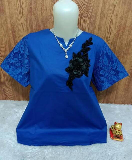 SALE Blus katun mix brokat