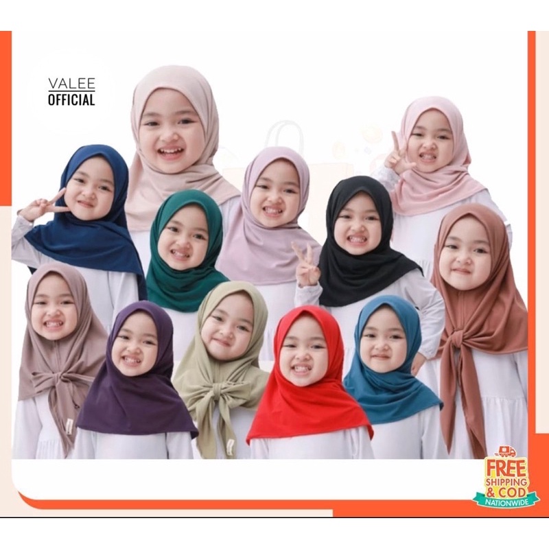 JILBAB SEGITIGA INSTAN ANAK JERSY PREMIUM / PASTAN BALITA/ HIJAB INSTAN ANAK/ PASHMINA INSTAN SEGITIGA