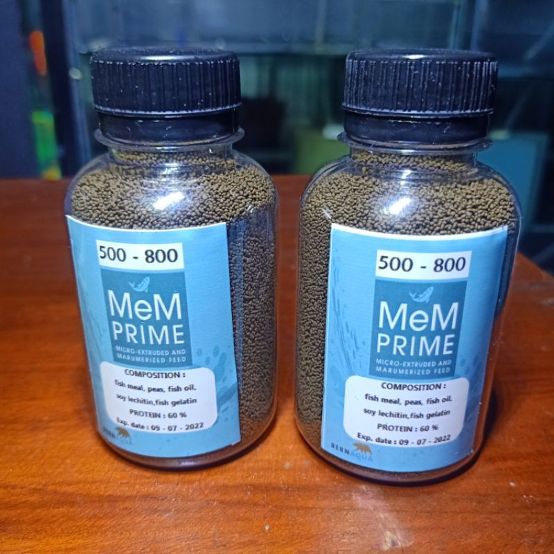 

pellet mem 500-800 repack isi bersih 100 gram