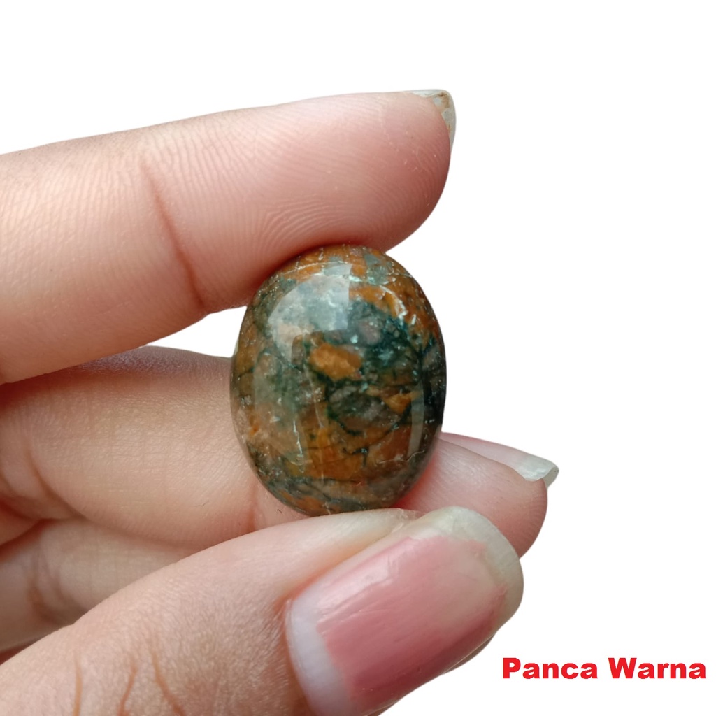 Batu Akik Pancawarna Asli
