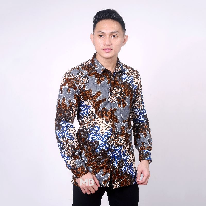 NEW ARRIVAL DISTRO BATIK PRIA BORDIR SOGAN HRB026 BATIKAF NOTOARTO BATIK IPNU-IPPNU HEM PRIA