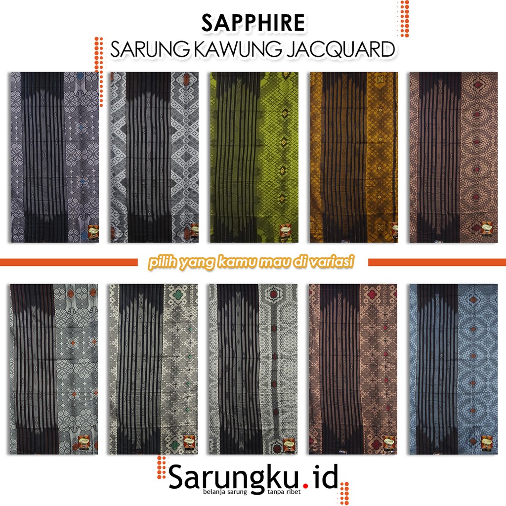 SARUNG SAPPHIRE KAWUNG JACQUARD (SKJ)
