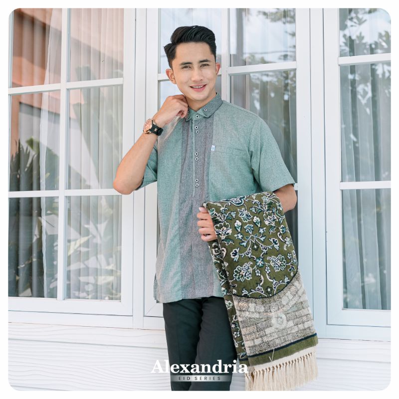 Ibrahimbrand Kemeja Koko Dewasa Alexandria Katun Madinah