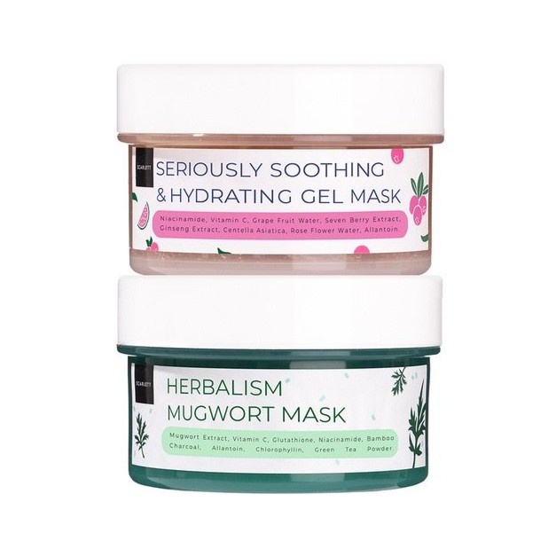 ★ BB ★ Scarlett Whitening Herbalism Mugwort Mask - Scarlett Seriously Soothing &amp; Hydrating Gel Mask