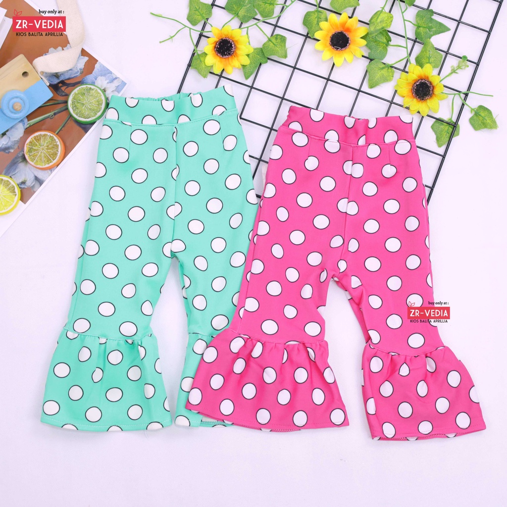 Trumpet Pants 3-5 Tahun / Celana Cutbray Adem Anak Perempuan Legging Cewek Girl Motif Lucu Panjang