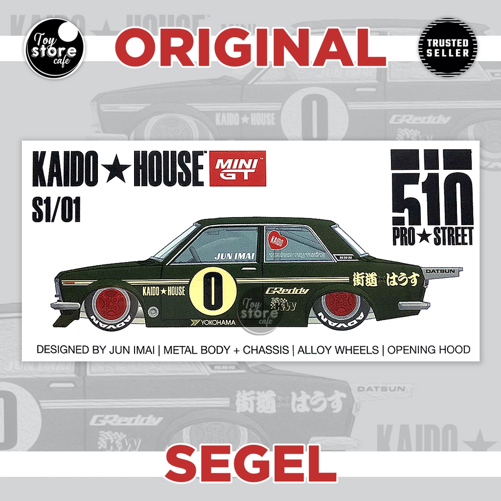 KAIDO HOUSE x MINI GT - Datsun 510 - SEGEL