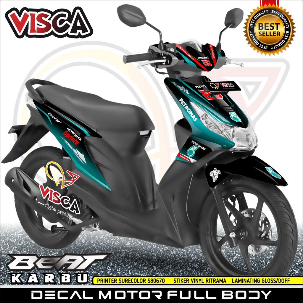 Decal Beat Karbu Decal Beat Full Body Stiker Beat Karbu Full Body Dekal Beat Karbu Striping Beat Kar