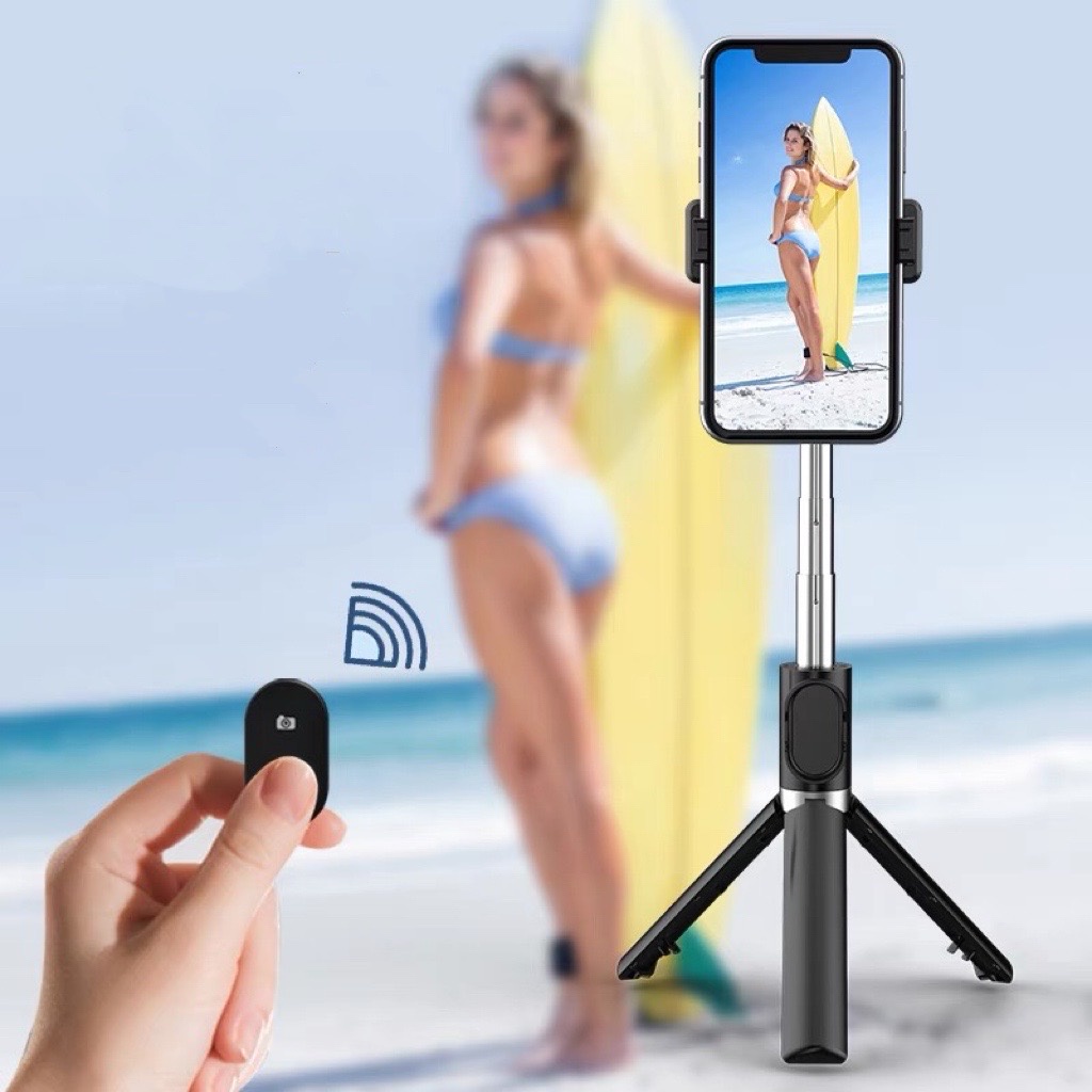 MIINII Tongsis Tripod 3in1 Remote Selfie Bluetooth R1S/R1 - Tongsis Bluetooth