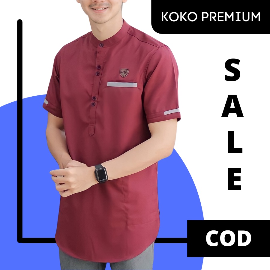 Baju Koko Kurta Pakistan Pria Dewasa Lengan Pendek Premium Koko Dewasa Lengan Pendek Size M L XL XXL