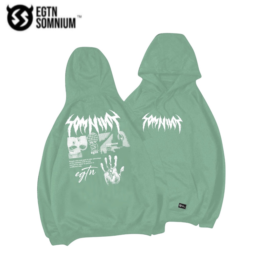 (METAL MINT) Switer Hoodie Mint Pria Keren Jaket Hodie Jumper Warna Mint Motif Fullprint Sweater Hudie Cowok Distro Mint Sweatshirt