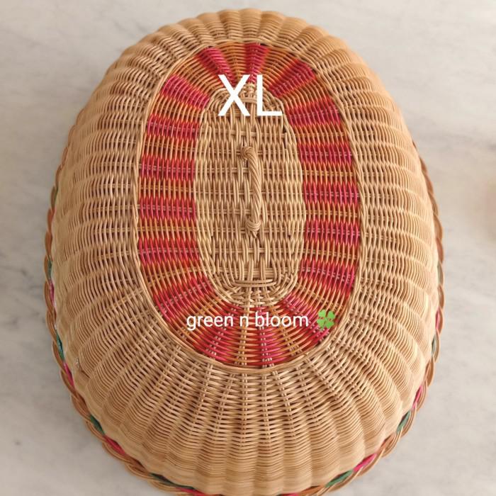 Idongsig Tudung Saji Rotan Tutup Saji Jumbo - Bulat