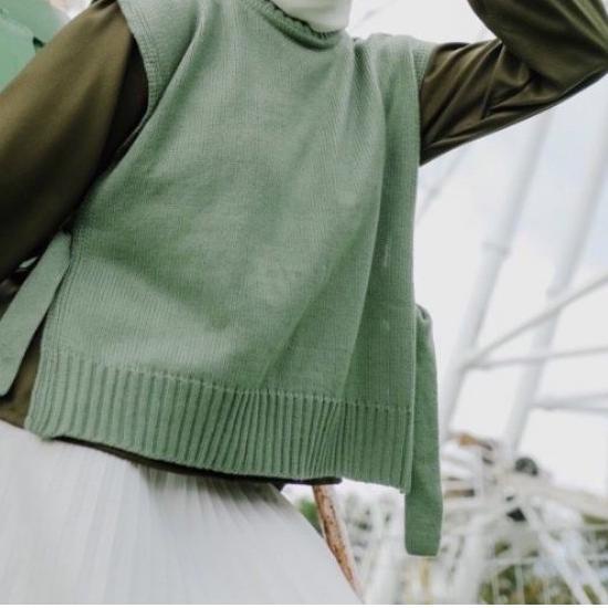 ☚ VEST ROMPI RAJUT TALI | ROMPI ANDIN | ROMPI RAJUT WANITA | ROMPI MUSLIMAH ☉